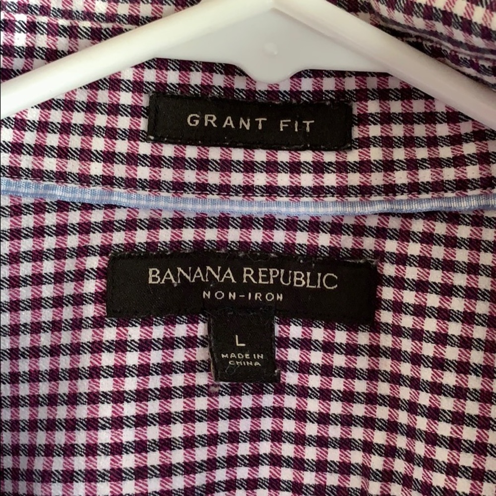 Men’s button-down dress shirt